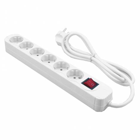 MEDIARANGE 6-WAY EXTENSION LEAD