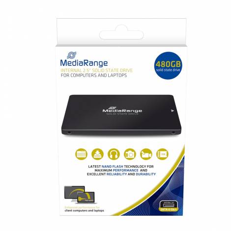 MediaRange Εσωτερικός Σκληρός Δίσκος SSD 480GB (MR1003)