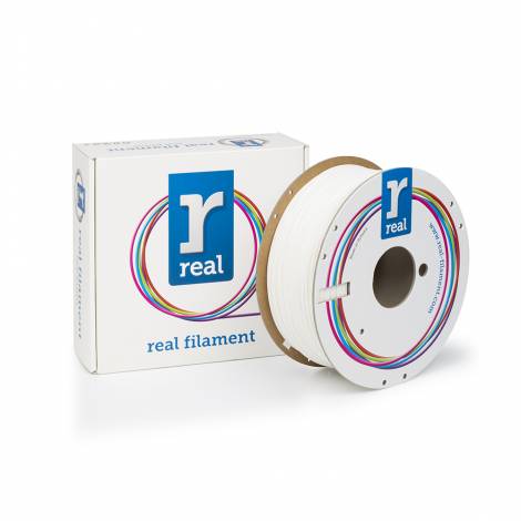 REAL PLA 3D Printer Filament - White - spool of 1Kg - 1.75mm (REALPLAWHITE1000MM175)