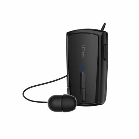 Ακουστικό Bluetooth iPro RH120 Retractable Μαύρο (RH120BL) (IPRORH120BL)