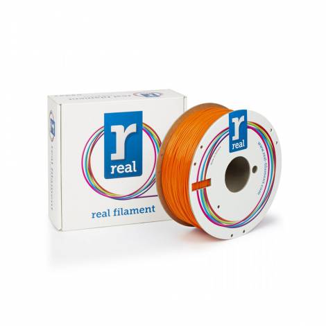 REAL PETG 3D Printer Filament - Orange  – spool of 1Kg - 1.75mm (REALPETGSORANGE1000MM175)