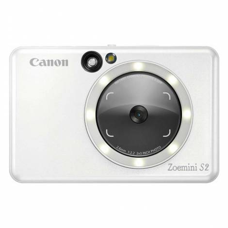 Canon Zoemini S2 Instant Camera Pearl White (4519C007AA) (CANZOEMS2PW)