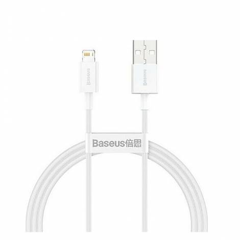 Baseus Superior Series USB to Lightning Cable Λευκό 0.25m (CALYS-02) (BASCALYS-02)