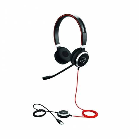 Jabra Evolve 40 MS Stereo (USB) On Ear Multimedia Headset (6399-823-109) (JAB6399-823-109)