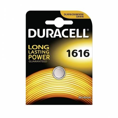 Duracell 1616 Μπαταρία Λιθίου Ρολογιών CR1616 3V 1τμχ (DCR1616)(DURDCR1616)