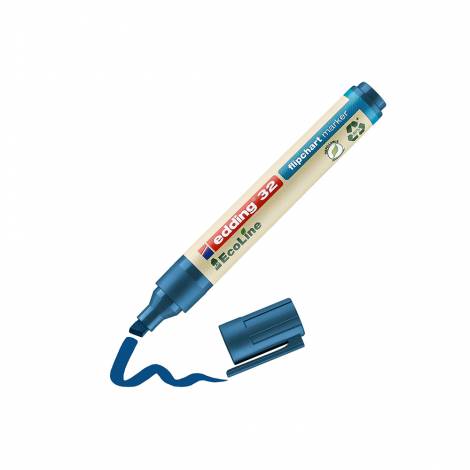 Edding 32 EcoLine Flipchart Marker Blue (4-32003) (EDD4-32003)