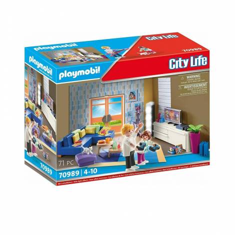 Playmobil City Life Family Room για 4-10 ετών (70989) (PLY70989)