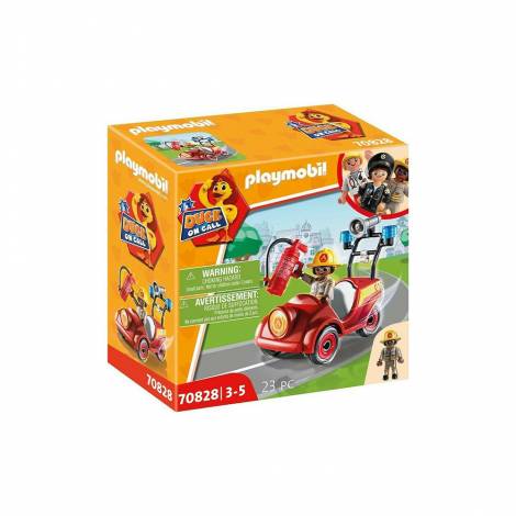 Playmobil Duck On Call Mini Όχημα Πυροσβεστικής για 3+ ετών (70828) (PLY70828)