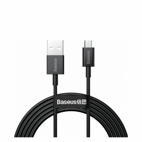 Baseus Superior Series Regular USB 2.0 to micro USB Cable Μαύρο 2m (CAMYS-A01) (BASCAMYSA01)