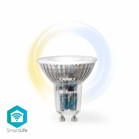 Nedis SmartLife LED Spot GU10 4.9 W Warm to Cool White (WIFILRW10GU10) (NEDWIFILRW10GU10)