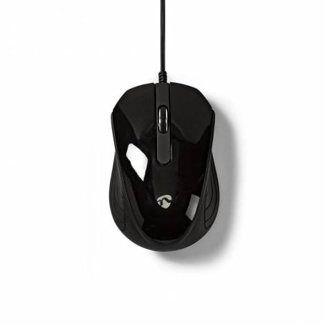 Nedis Wired Desktop Mouse Ενσύρματο Ποντίκι Μαύρο (MSWD300BK) (NEDMSWD300BK)