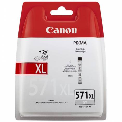 Canon Μελάνι Inkjet CLI-571GY XL Grey (0335C004) (CAN-CLI571GYXLBLP)