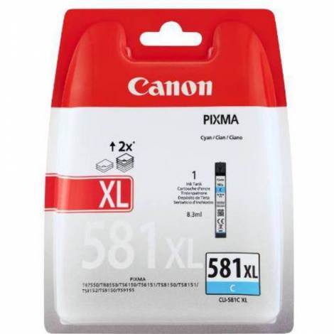 Canon Μελάνι Inkjet CLI-581CXL Cyan (2049C004) (CAN-CLI581CXLBLP)