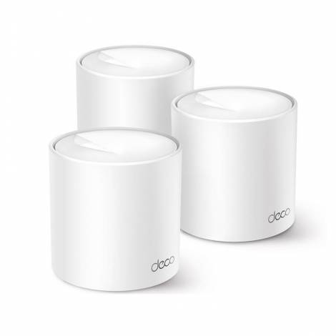 TP-LINK Deco X10 AX1500 Whole Home Mesh Wi-Fi 6 System Dual Band (2.4 & 5GHz) (DECO X10(3-PACK) (TPDECOX10-3PACK)