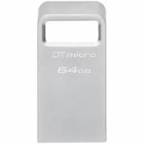 Kingston DataTraveler Micro Gen2 64GB USB 3.2 Stick Silver (DTMC3G2/64GB) (KINDTMC3G2-64GB)