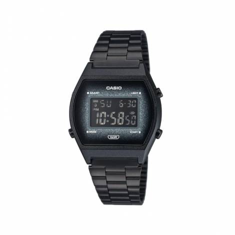 Casio Vintage Edgy Ψηφιακό Ρολόι Μπαταρίας με Μαύρο Μεταλλικό Μπρασελέ (B640WBG-1BEF) (CASB640WBG1BEF)