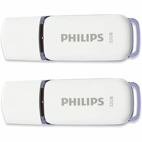 Philips Snow 32GB USB 2.0 2-Pack (FM32FD70D/00) (PHIFM32FD70D-00)