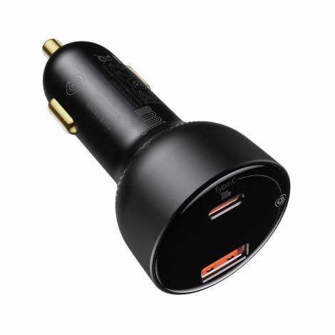 Baseus Car charger Superme USB USB-C 100W + USB-C cable black (TZCCZX-01) (BASTZCCZX-01)