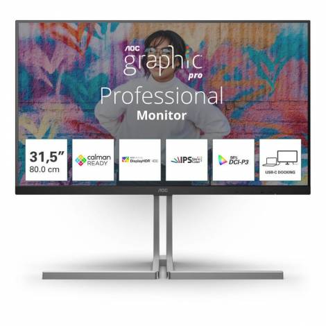 AOC U32U3CV UHD Graphic Pro Monitor 32' (U32U3CV) (AOCU32U3CV)