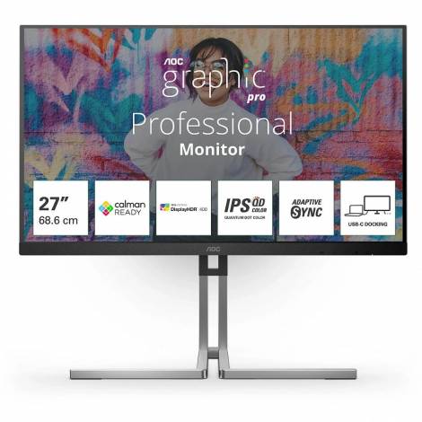 AOC Q27U3CV QHD Graphic Pro Monitor 27' (Q27U3CV) (AOCQ27U3CV)