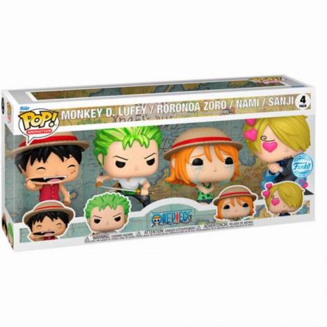 Funko Pop! Animation: One Piece - Straw Hat Crew 4 Pack Exclusive (FNK44727)