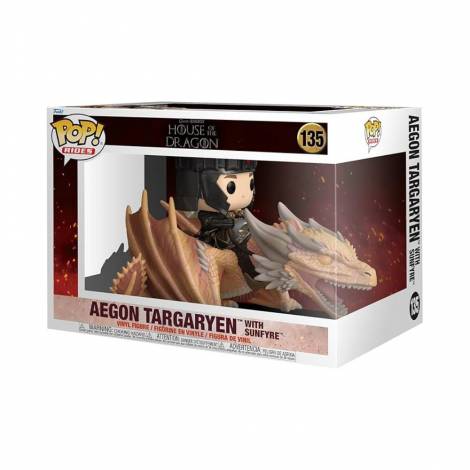 Funko Pop! Rides: House of the Dragon - Aegon Targaryen with Sunfyre #135 (FNK34605)