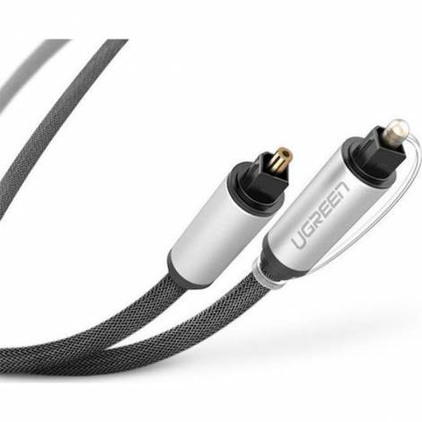 Ugreen AV108 Toslink Audio optical cable braided aluminium 1.5m grey (10542) (UGR10542)