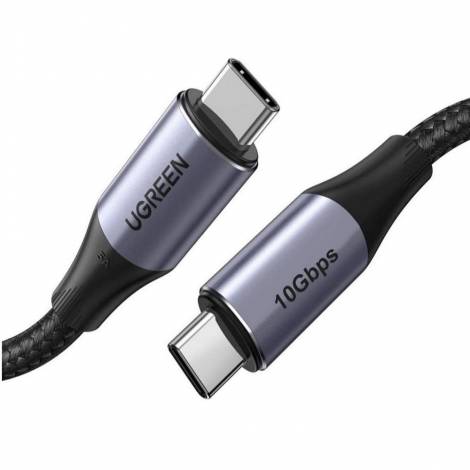 Ugreen Cable USB-C to USB-C US355 3.1 Gen.2 PD 5A 100W 4K 10Gbps 1m black (80150) (UGR80150)
