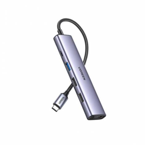 Ugreen Adapter HUB CM478 USB-C to HDMI USB-A 3.0 2x USB-A 2.0 PD (15495) (UGR15495)