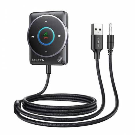 Ugreen Bluetooth 5.4 adapter CM723 USB + 3.5mm mini jack built-in microphone black (35002) (UGR35002)