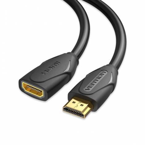 VENTION HDMI Extension Cable 1M Black (VAA-B06-B100) (VENVAA-B06-B100)
