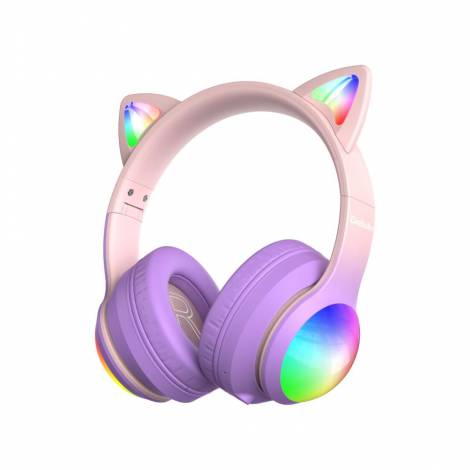 Kiddoboo Delulu Bluetooth Headphones Disco Pink (KBMS632PNK)
