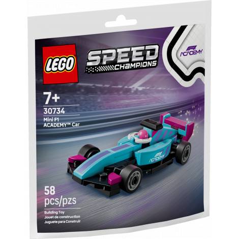 Lego Speed ​​Champions F1 Academy Mini Car (Polybag) (30734) (LGO30734)
