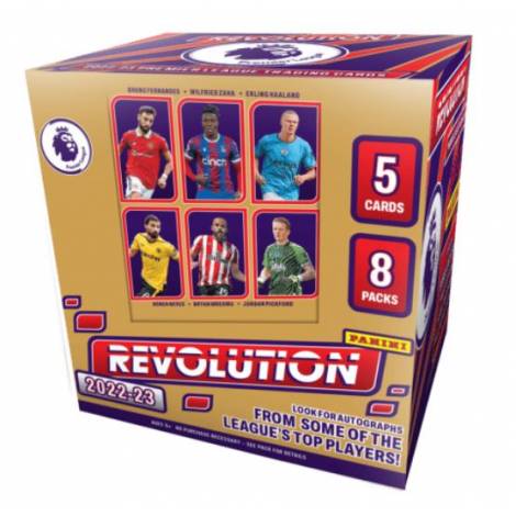 2022-23 Panini Revolution Premier League Soccer Hobby Box ( 8 φακελάκια )