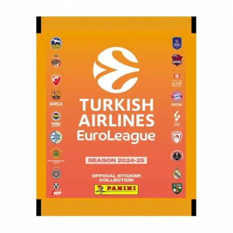 2024/25 Turkish Airlines EuroLeague Stickers Αυτοκόλλητα Panini 1τεμ