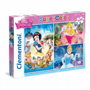 Clementoni 25211 Disney - Πριγκίπισσες Puzzle ( 3 x 48 pcs)