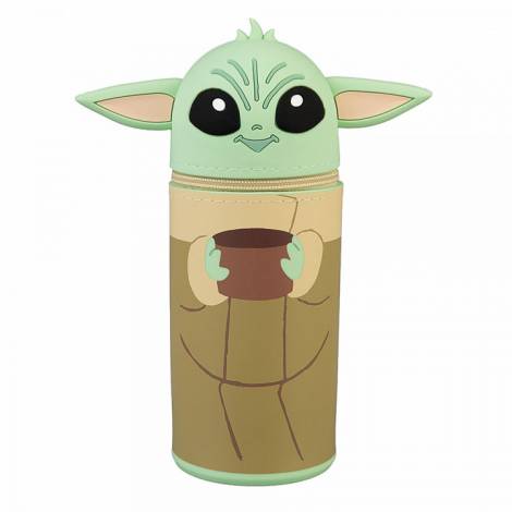 3D Κασετίνα Κύλινδρος 18εκ STAR WARS THE MANDALORIAN AND GROGU The Child Grogu