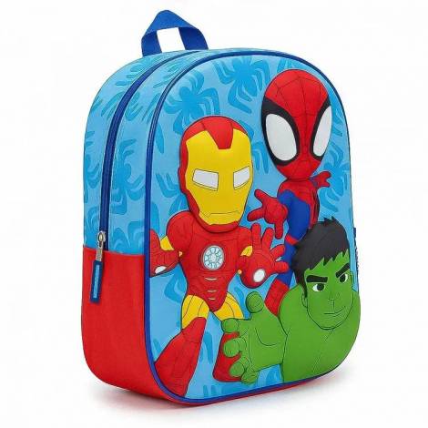 3D Τσάντα Πλάτης 30εκ Νηπιαγωγείου MARVEL Spidey