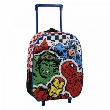 3D Τσάντα Πλάτης-Τρόλεϊ 31εκ Νηπιαγωγείου MARVEL Avengers