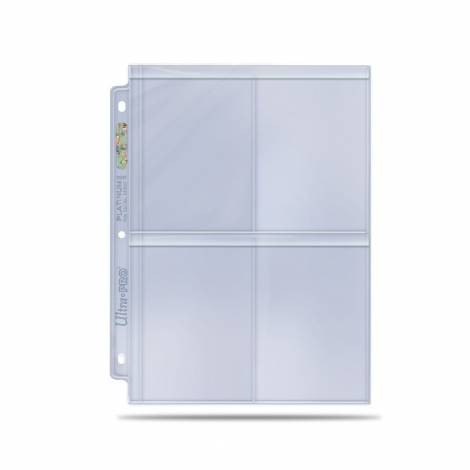 4-Pocket Secure Platinum Page for Toploaders 1 (τμχ)