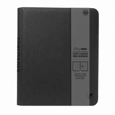 9-Pkt Zippered Toploader Window Premium PRO-Binder