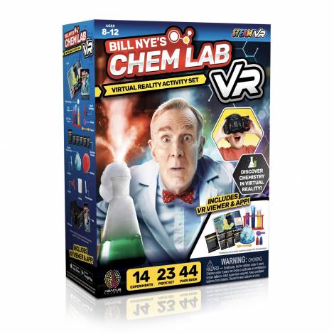 Abacus Brands Bill Nye's Chemistry Kit Chem Lab VR Επιστημονικό σετ εικονικής πραγματικότητας – Πλήρης Αγγλική Έκδοση – Περιλαμβάνει Γυαλιά VR