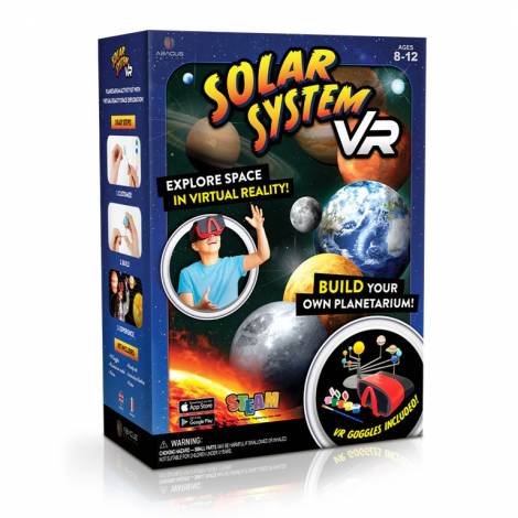 Abacus Brands Solar System VR Επιστημονικό σετ εικονικής πραγματικότητας – Πλήρης Έκδοση – Περιλαμβάνει Γυαλιά VR