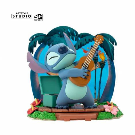 Abysse Disney: Stitch - Guitar Statue (10cm) (ABYFIG138)