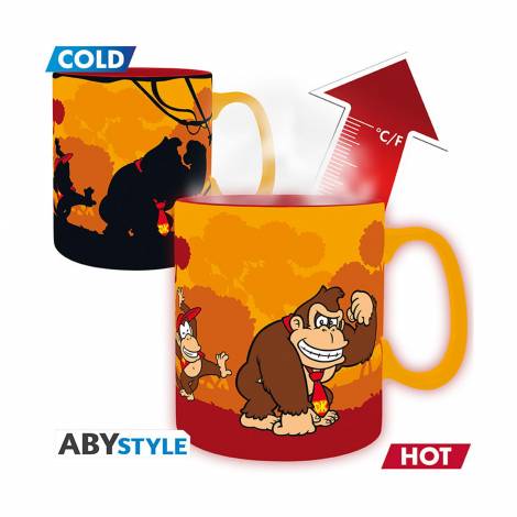 Abysse: Donkey Kong Heat Change Mug (460ml) (ABYMUGA668)