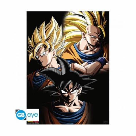 Abysse: Dragon Ball - Goku Transformations Chibi Poster (52X38) (GBYDCO092)