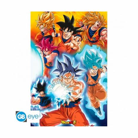 Abysse: Dragon Ball Super - Goku'S Transformations Maxi Poster (91.5X61) (ABYDCO741)