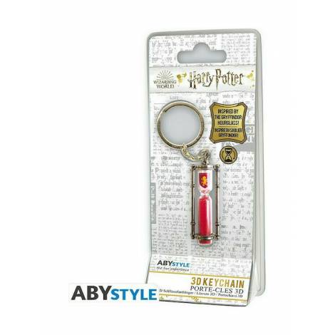 Abysse Harry Potter - Gryffindor Hourglass Keychain (3 x 6cm) (ABYKEY393)