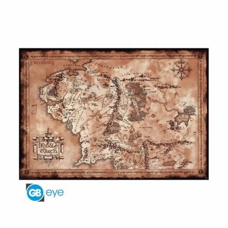 Abysse: Lord Of The Rings - Map Maxi Poster (91.5X61) (ABYDCO224)