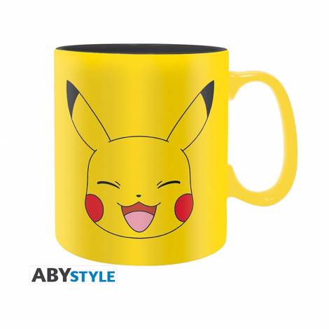 Abysse Nintendo: Pokemon - Pikachu Face Mug (460ml) (ABYMUGA166/ABYMUGA564)